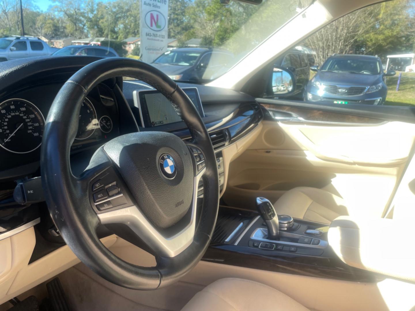 2014 WHITE BMW X5 XDRIVE35I (5UXKR0C54E0) with an 3.0L engine, Automatic transmission, located at 5103 Dorchester Rd., Charleston, SC, 29418-5607, (843) 767-1122, 36.245171, -115.228050 - Photo#20